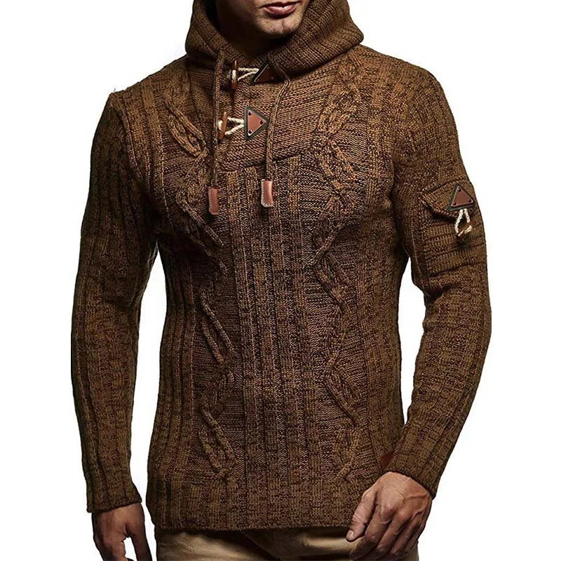 Men's Casual Long Sleeve Hooded Sweater