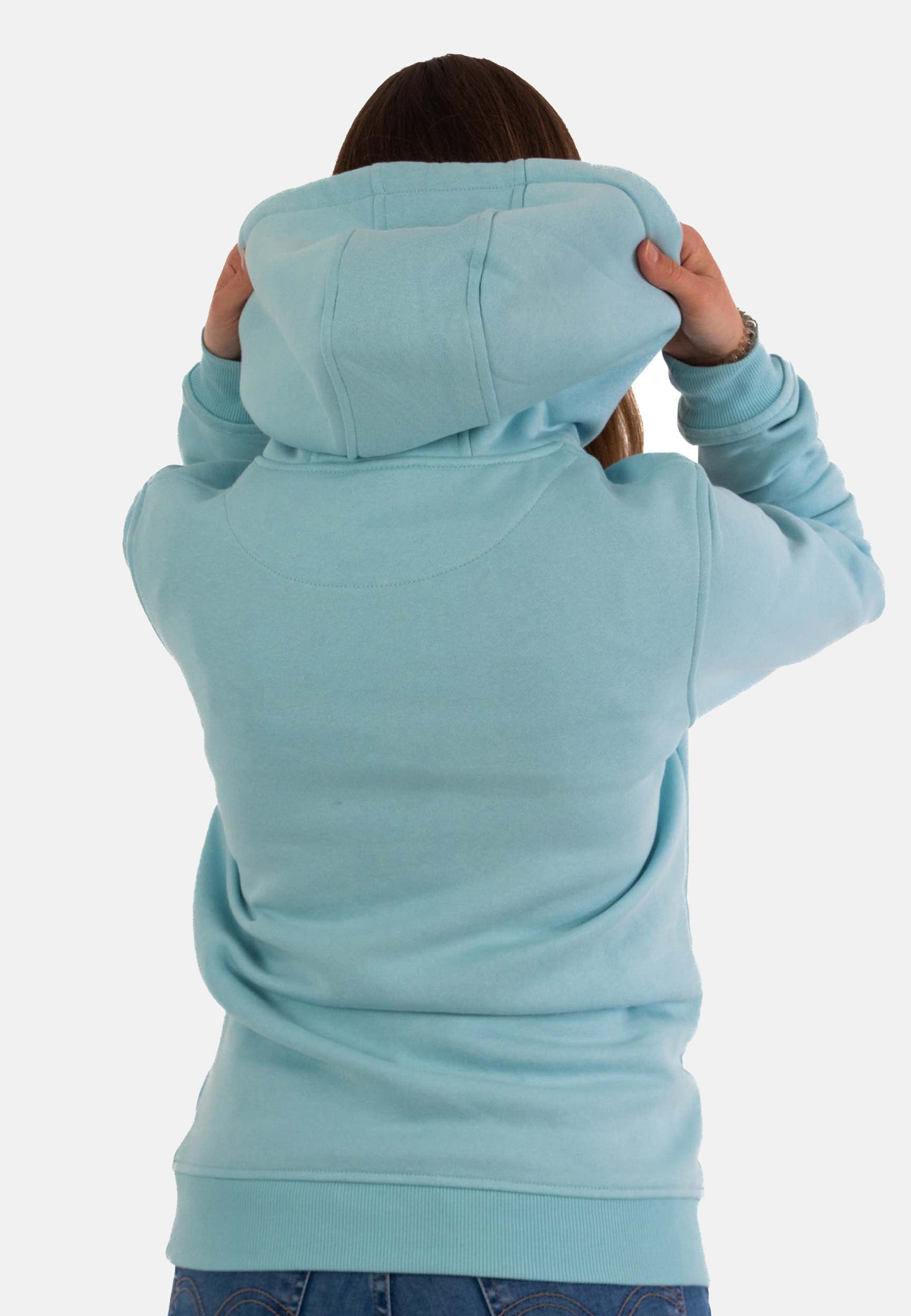 HIGH STD Hoodie - babyblau -  Damen