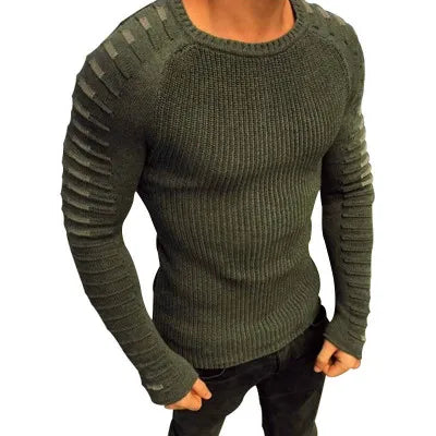 Men's  Sweater Pullover O-Neck Slim Fit Knitting