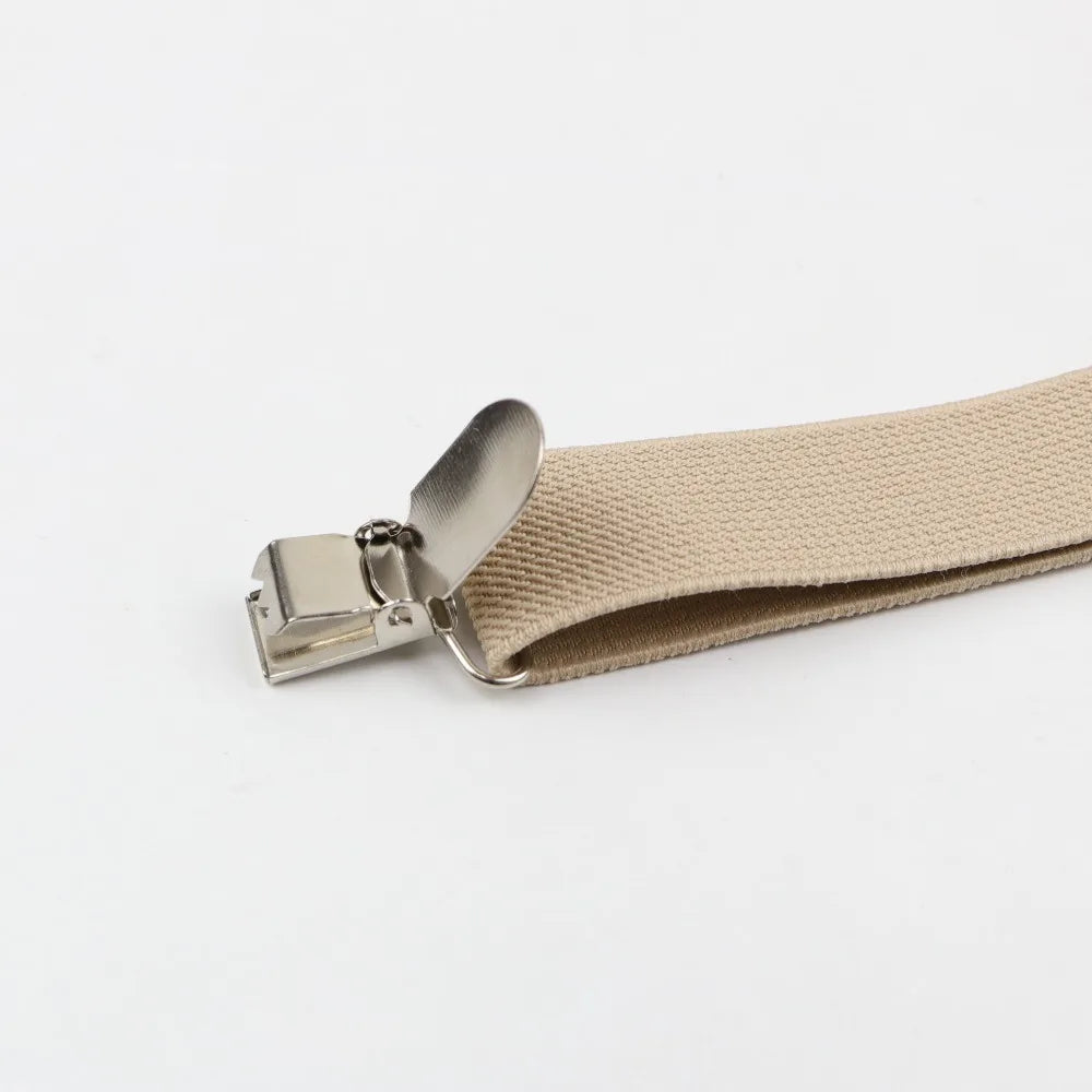 Solid Color Men's Belt Bowtie Set