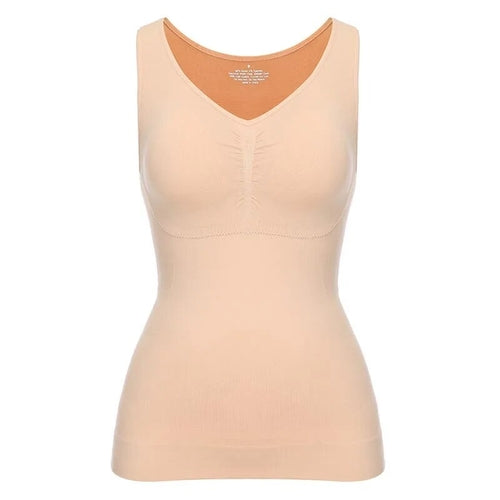 Tank Tops Camisole with Built in Padded Bra Vest Cami Shelf Bra Women