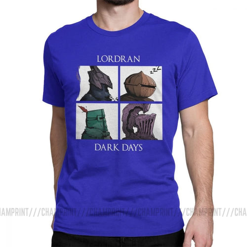 Man Dark Souls Praise The Sun Game T-Shirts Novelty O Neck Short