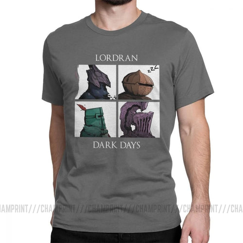 Man Dark Souls Praise The Sun Game T-Shirts Novelty O Neck Short