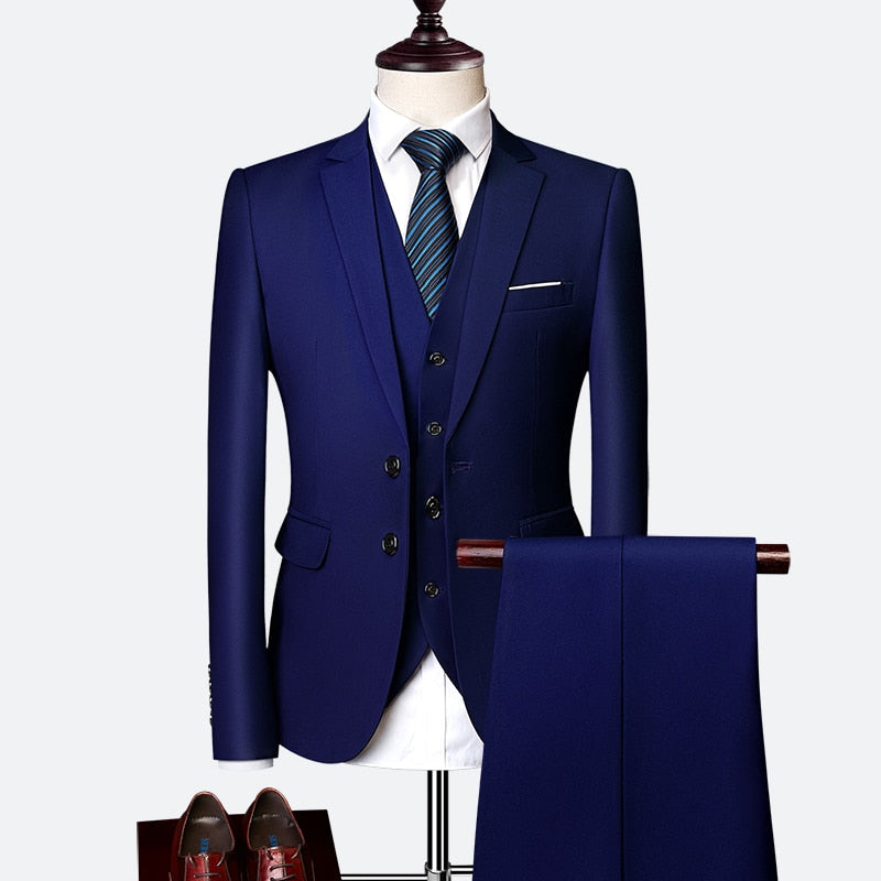 Luxury 3 piece men's suit