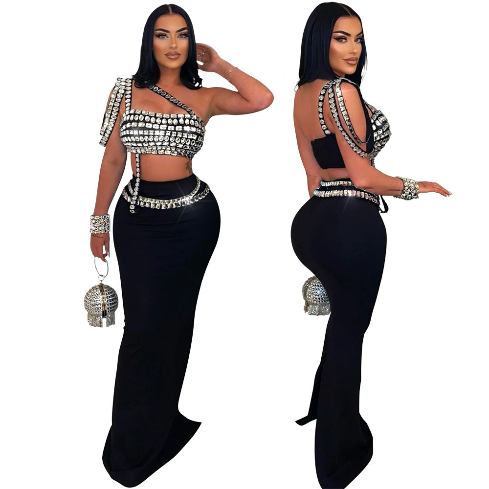 Suspenders Short Top Hip Skirt