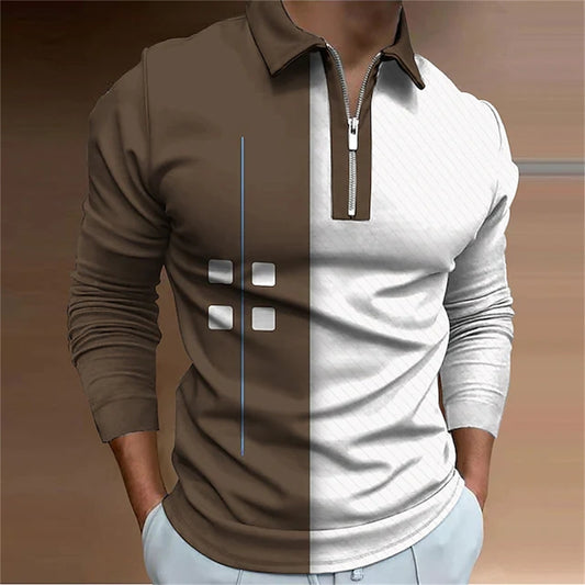 European And American Men's Polo Shirt