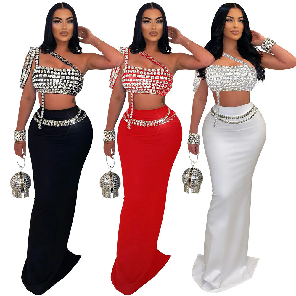 Suspenders Short Top Hip Skirt