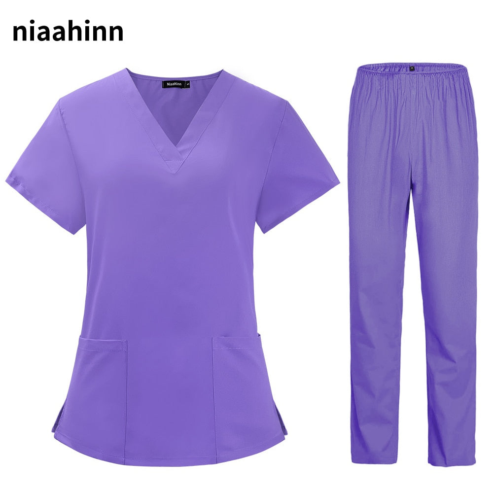 Pet Grooming Doctor Uniforms Non-sticky Hair Nurse Women Thin And