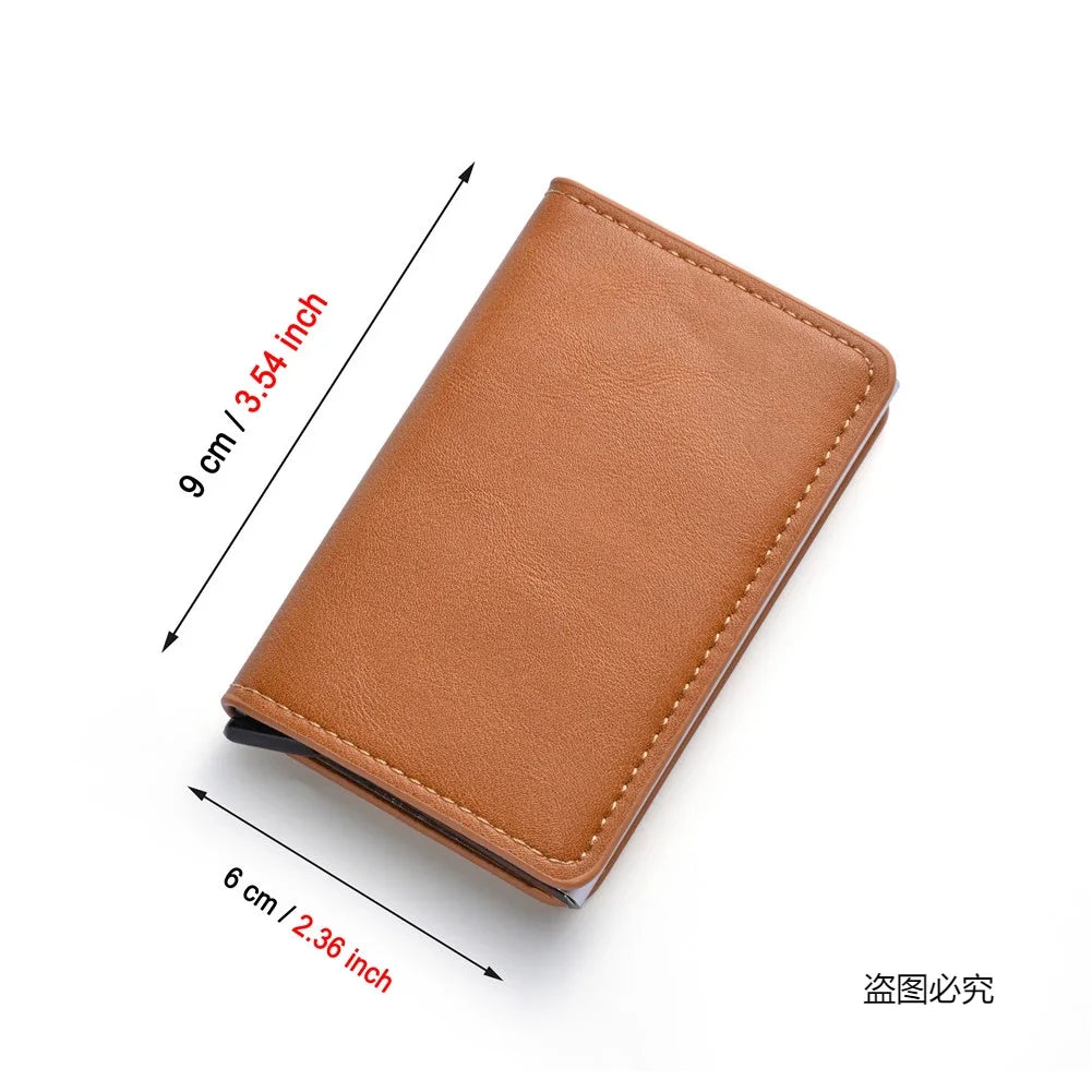 Anti Thief Rfid Credit Card Holder Case Smart Minimalist Wallet Pocket