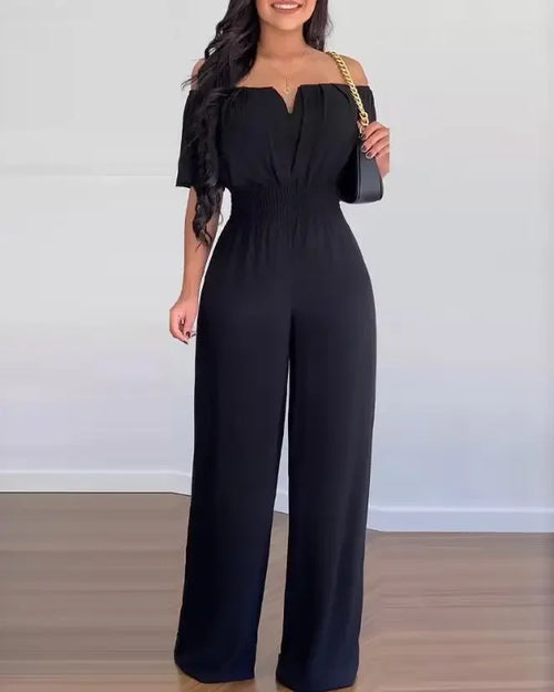 Summer Elegant Off Shoulder Jumpsuit