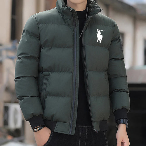 Men's Down Autumn/Winter Fashion zipper Outdoor Fishing jacket