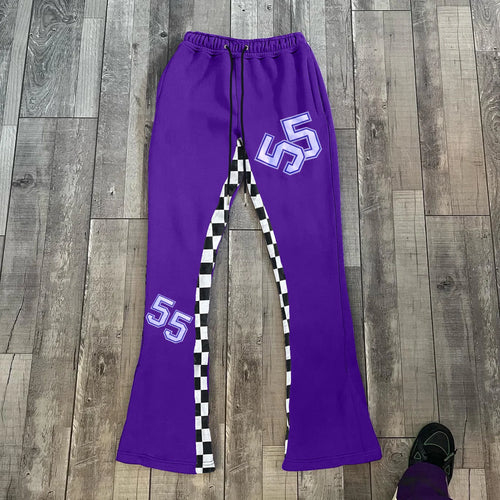 Y2k Pants Men Loose 3D Print Trousers Casual Sweatpants Mid Waist