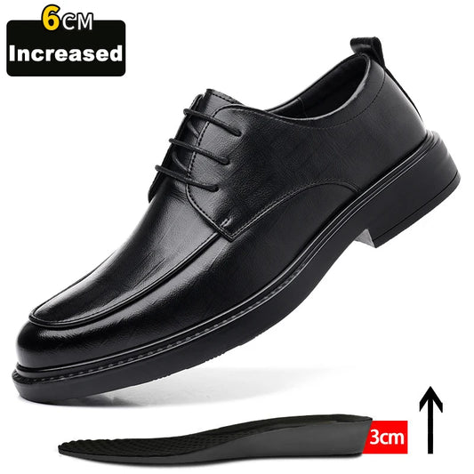 New Men's Formal Shoes Genuine Leather Fashion Dress Shoes Men‘s