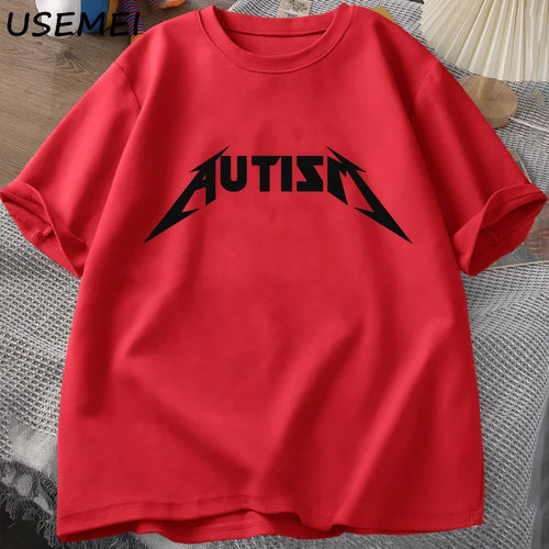 Autism Meme T Shirt Cotton Funny Humor Introvert T-shirts for Men