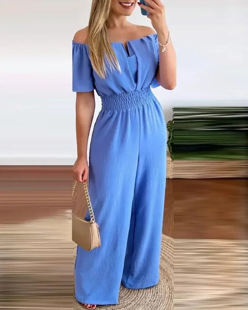 Summer Elegant Off Shoulder Jumpsuit