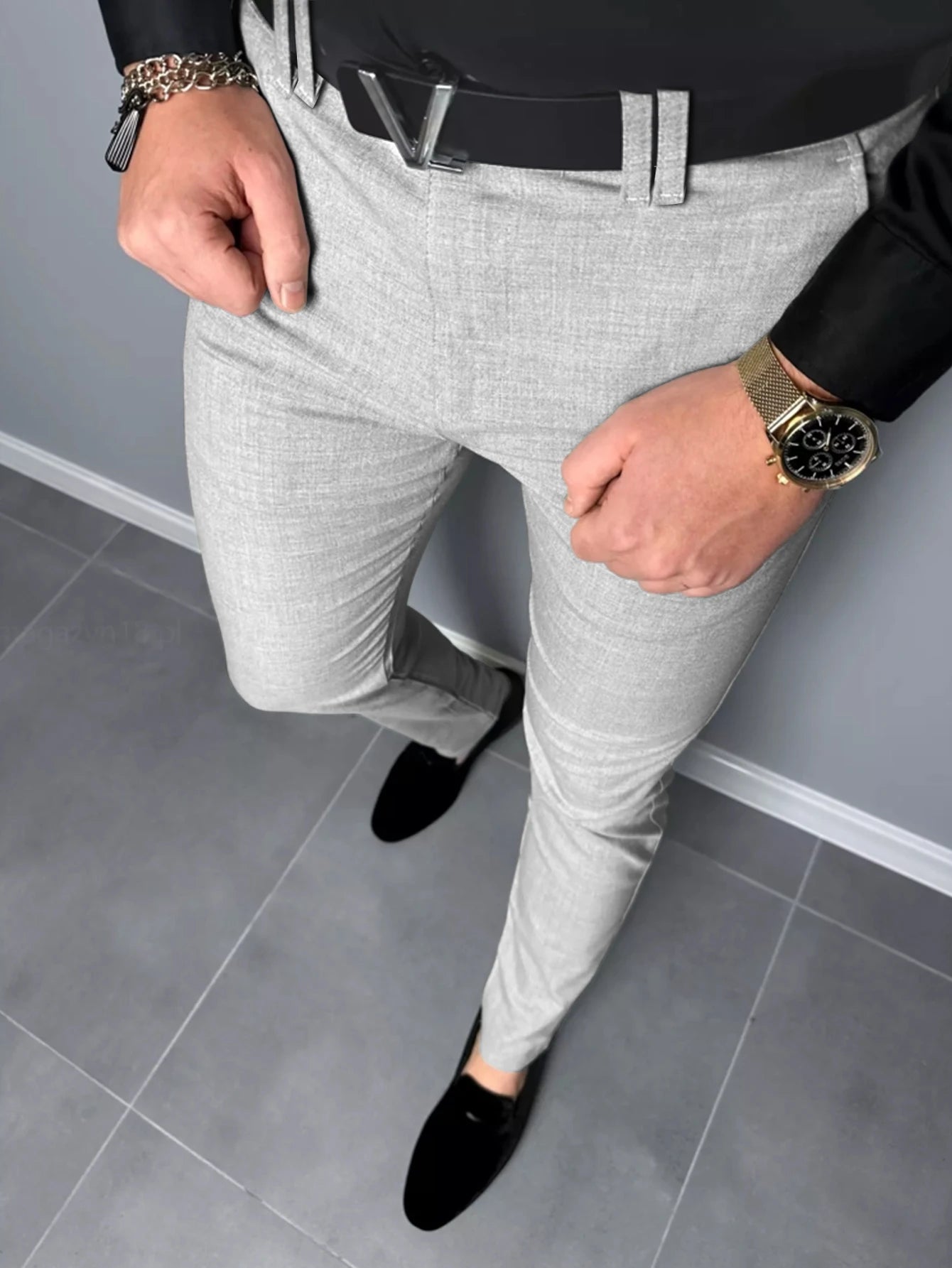 Men's Casual Pants Seasonal Comfort Daily Morning Travel Wear Solid