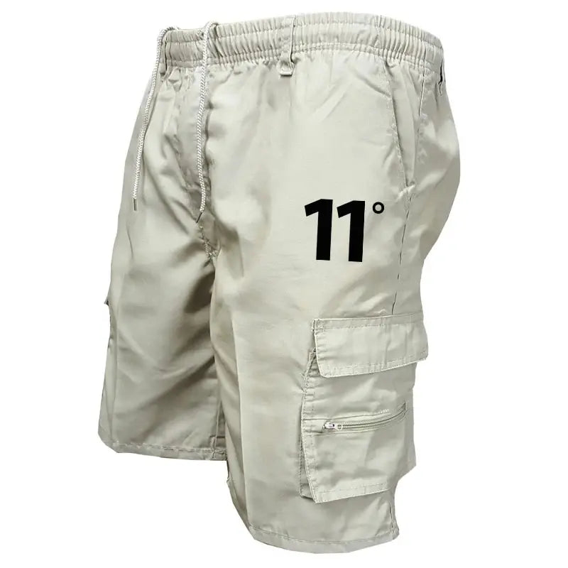 Outdoor Cargo Shorts Male Overalls Elastic Waist Cycling Shorts