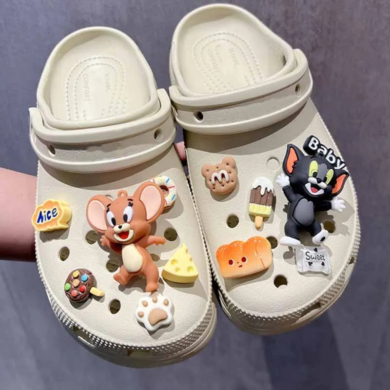 MINISO Tom and Jerry set  Anime Character for Cute Cartoon Shoe Charms