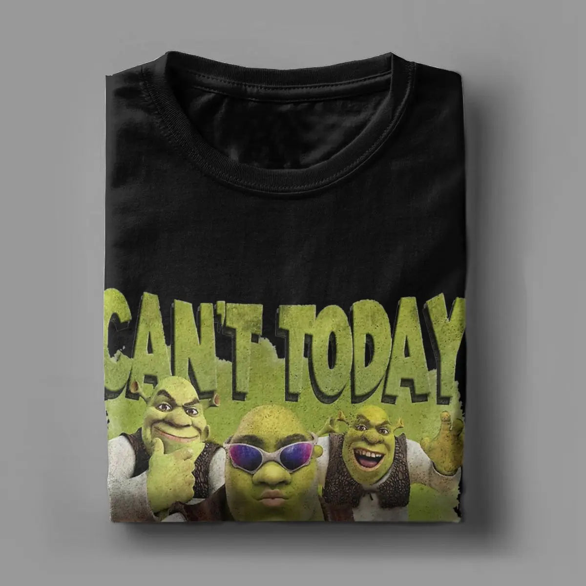 Can't Today I'm Swamped T-Shirt Shreks Men Vintage Cotton Tee Shirt