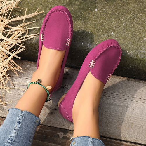 Spring Autumn Loafers Wear-resisting Women's Casual Single Shoes