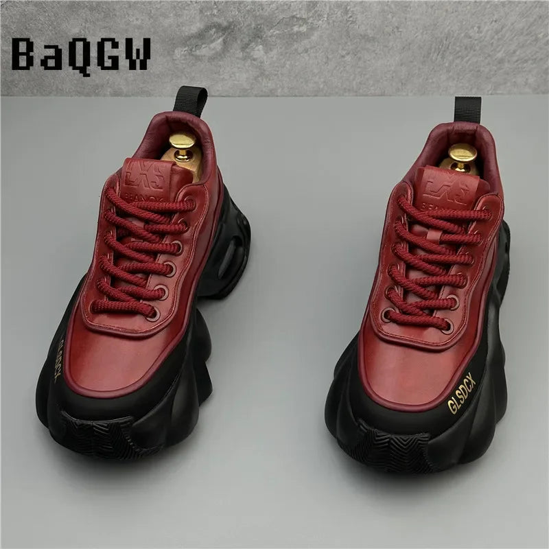 Designer Style Men Shoes Autumn Winter Comfortable Men's Thick