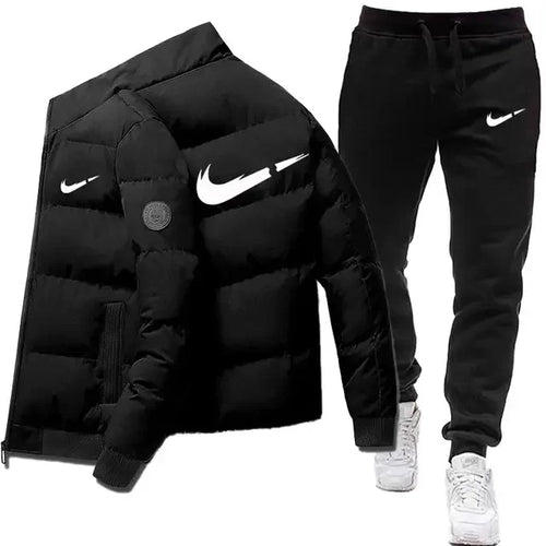 Winter Casual Men's Sports Set 2-piece Set Letter Printed Fashion