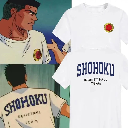 Japanese Anime Shohoku Basket Ball Team T-Shirt Men Women Sakuragi