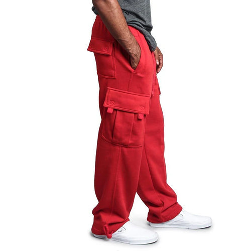 Mens Sweatpants Straight Fit Joggers for Sports and Streetwear Loose