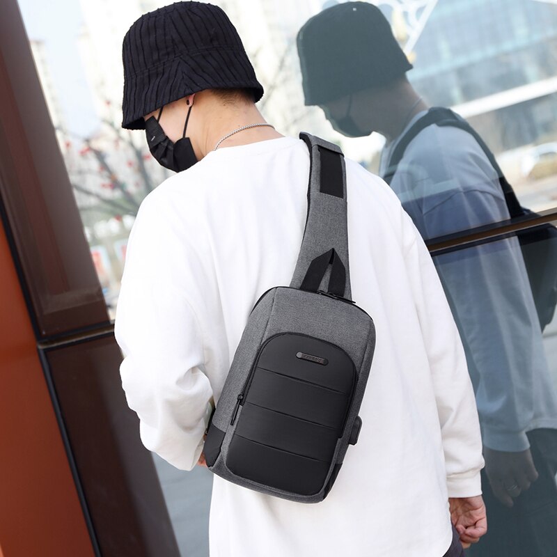 Men's Backpack Business Crossbody Bags For Men Multi-function