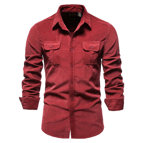 Cotton Men's  Business Casual Shirt