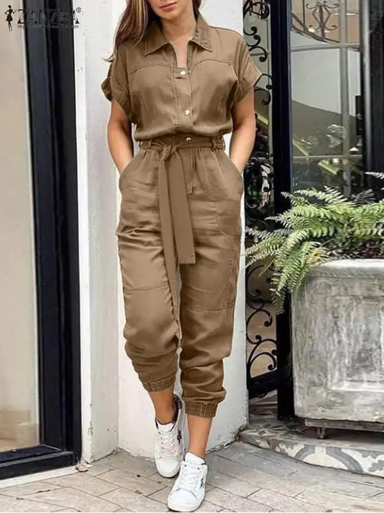 Work Jumpsuit Vintage Cargo Rompers