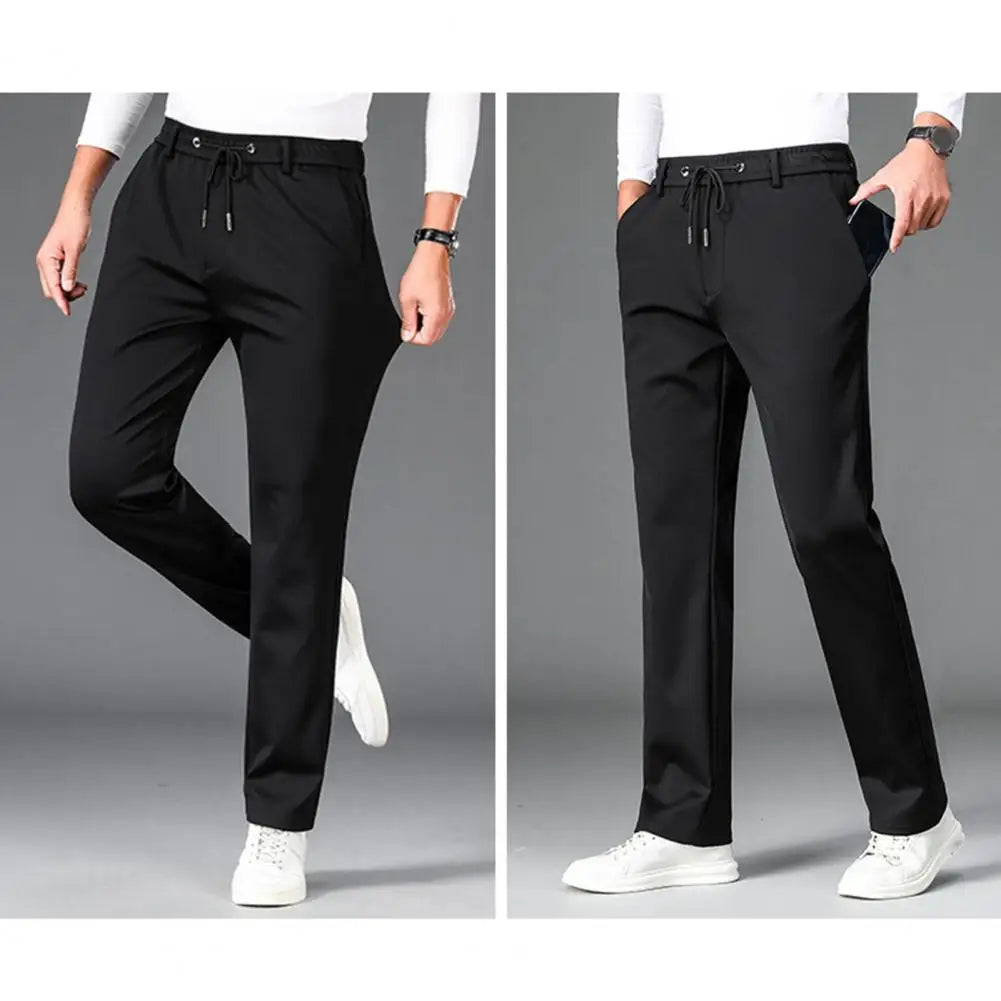 Everyday Wear Men Bottoms Men's Breathable Drawstring Sweatpants with