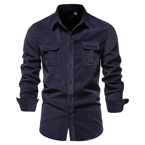 Cotton Men's  Business Casual Shirt