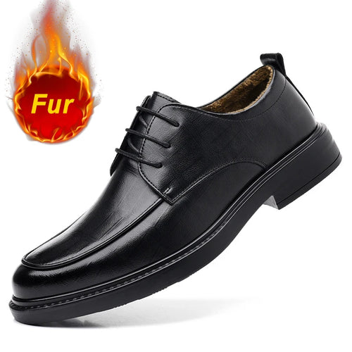 New Men's Formal Shoes Genuine Leather Fashion Dress Shoes Men‘s