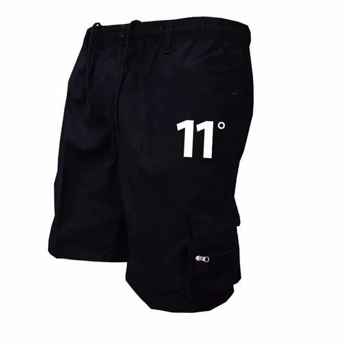 Outdoor Cargo Shorts Male Overalls Elastic Waist Cycling Shorts