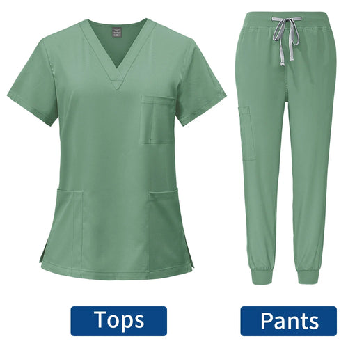 Multicolors Women Scrubs Sets Doctors Medical Uniforms Nurses