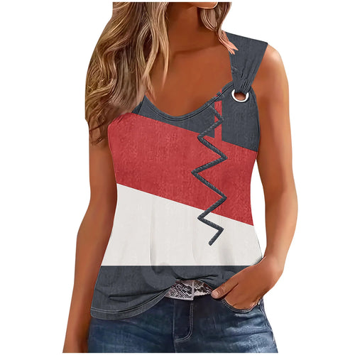 Color Block Tank Top