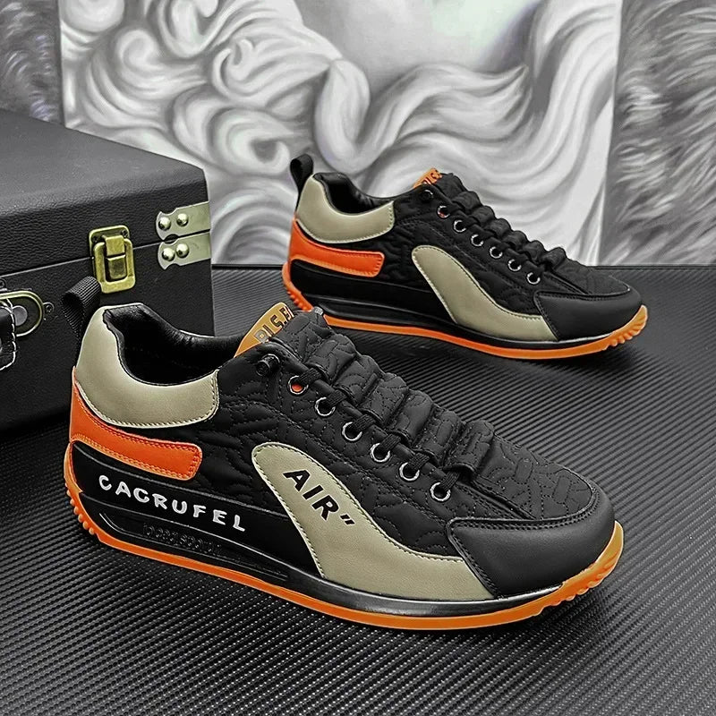 Men's Casual Thick Soled Sneakers Breathable Shoes New Autumn Men Slip