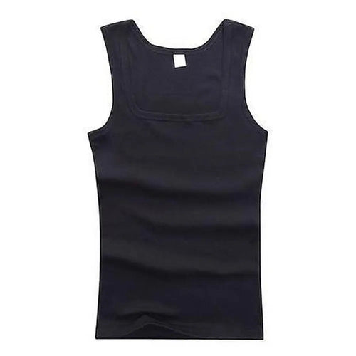 Summer Plus Size Men Women Clothing Black White Gray Tank Tops