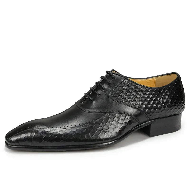 Dress Shoes for Men‘s Leather Casual Social Oxfords Model Classic