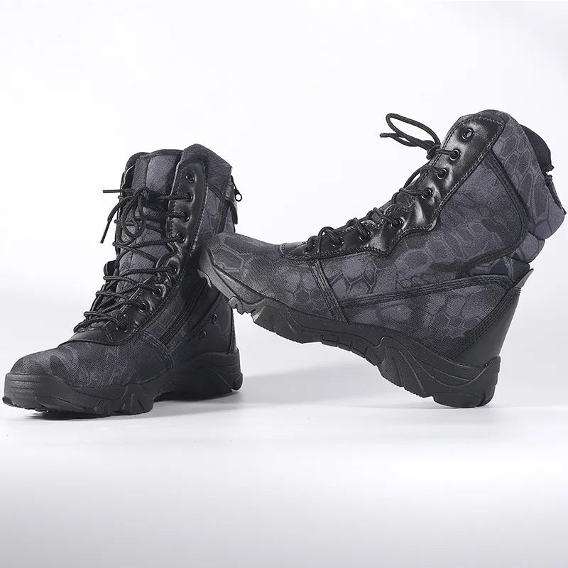 Outdoor Training Men Military Tactical Boots High-Top Desert Army