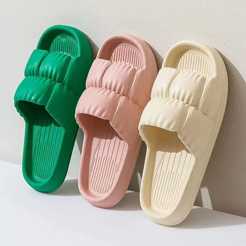 Soft Bottom Sole Slippers Thick Platform Sandals Indoor Outdoor