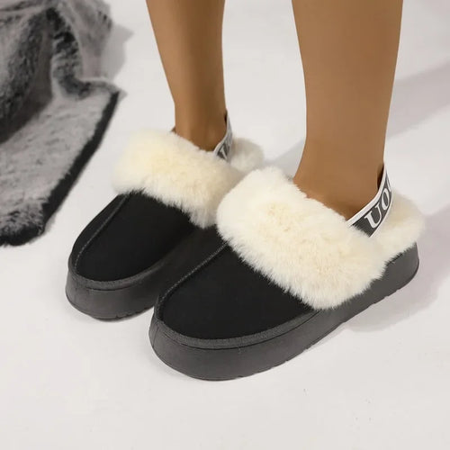 Leather Women Winter Shoes