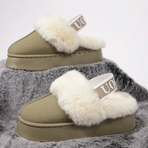 Leather Women Winter Shoes