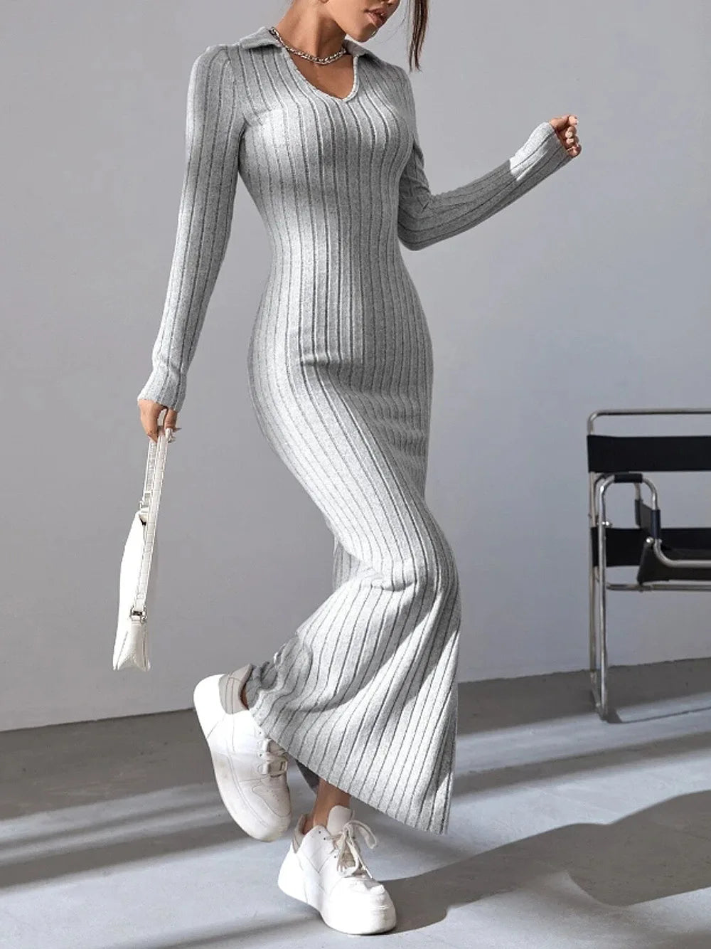 New Knitted Sweater Dress