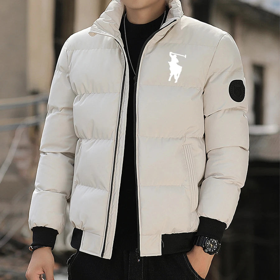 Men's Down Autumn/Winter Fashion zipper Outdoor Fishing jacket