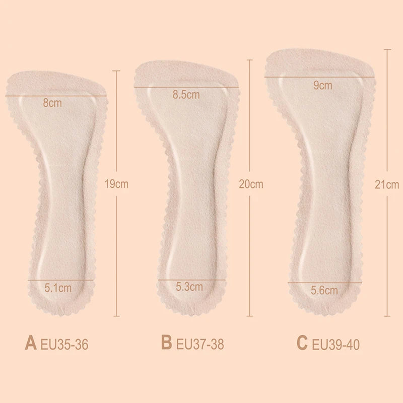 Women High-heel Shoes Insoles Anti-slip Paste Septum Cushion Insole