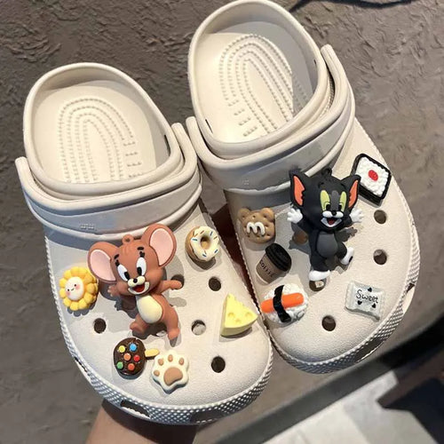 MINISO Tom and Jerry set  Anime Character for Cute Cartoon Shoe Charms