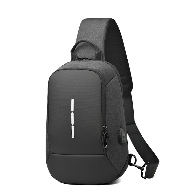 Business Crossbody Backpack For Men Multi-function Waterproof Bags