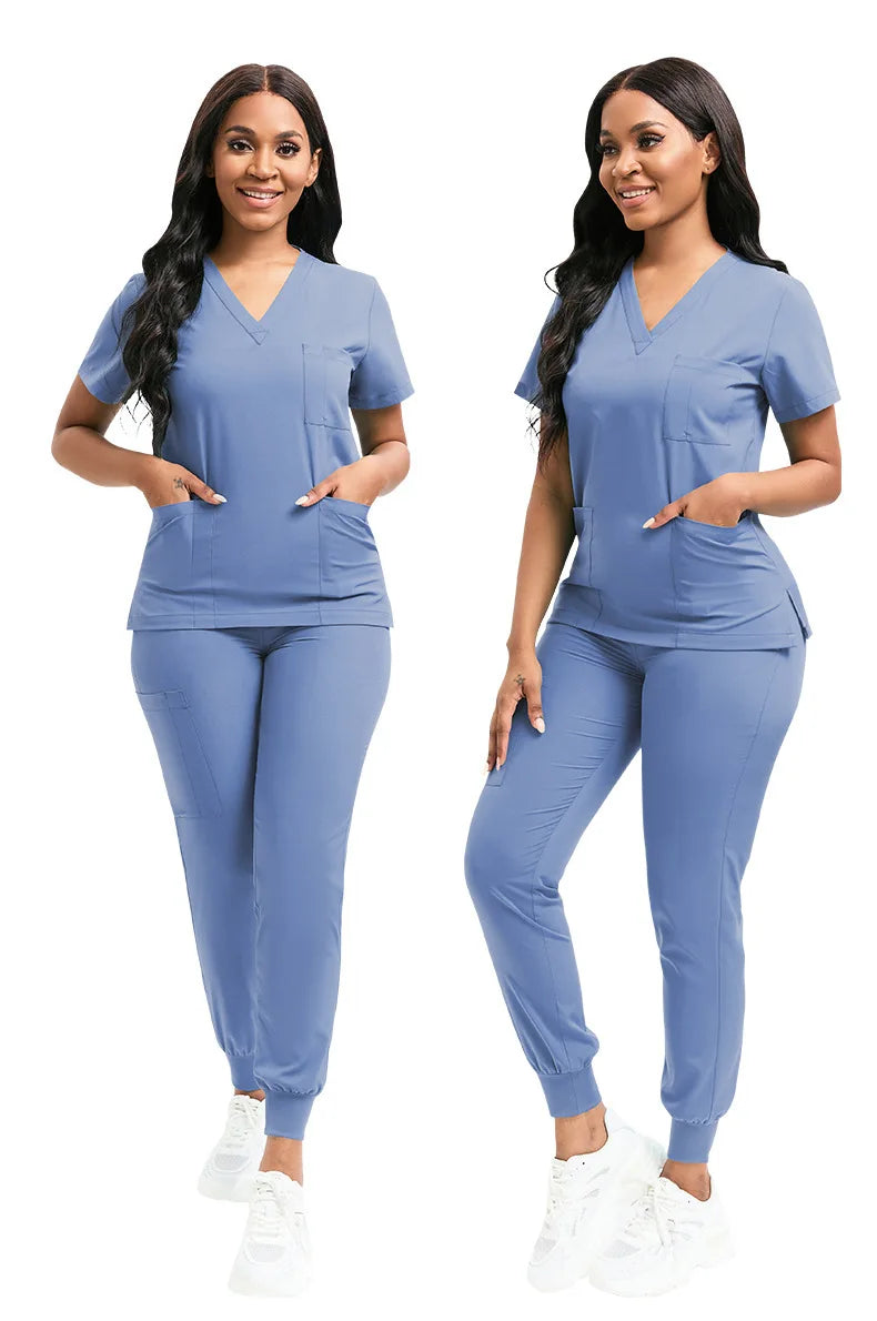 Multicolors Women Scrubs Sets Doctors Medical Uniforms Nurses